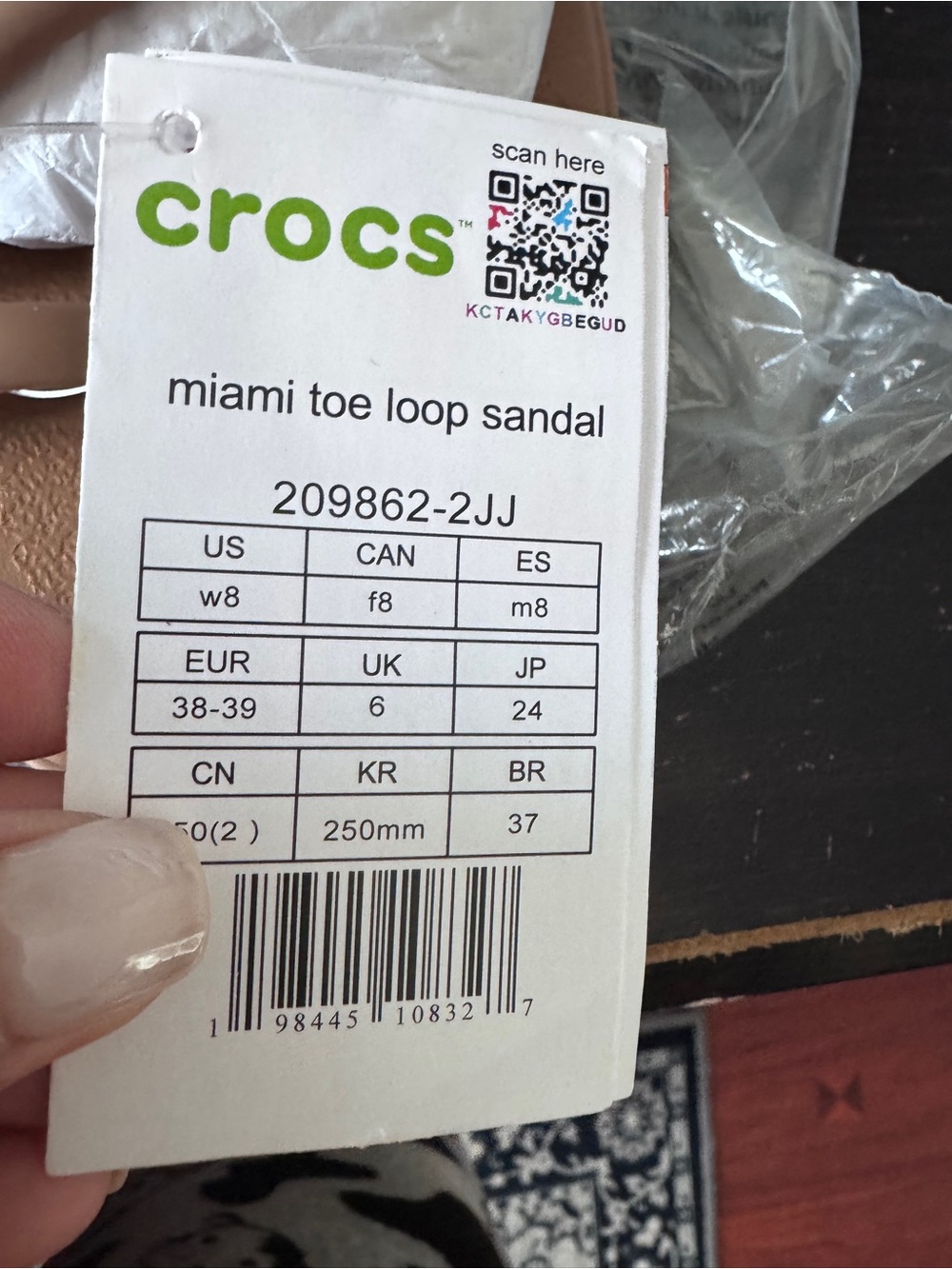 CROCS Miami Toe Loop Sandal - Picture 8 of 10